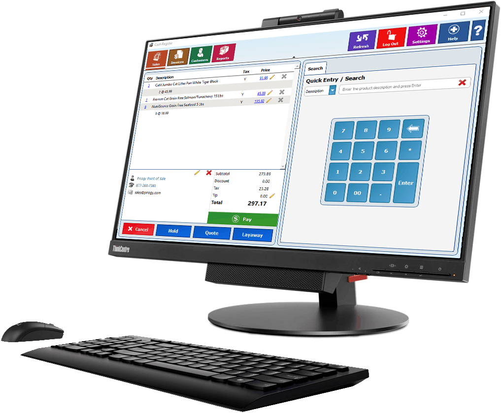 Pinogy ThinkCentre Touch Monitor Point of Sale